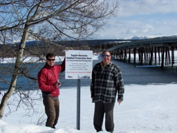 Picture of sign at Tagish Bridge