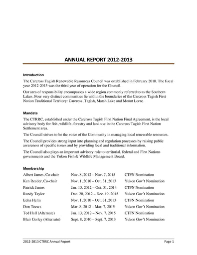 Annual Report 2012 2013